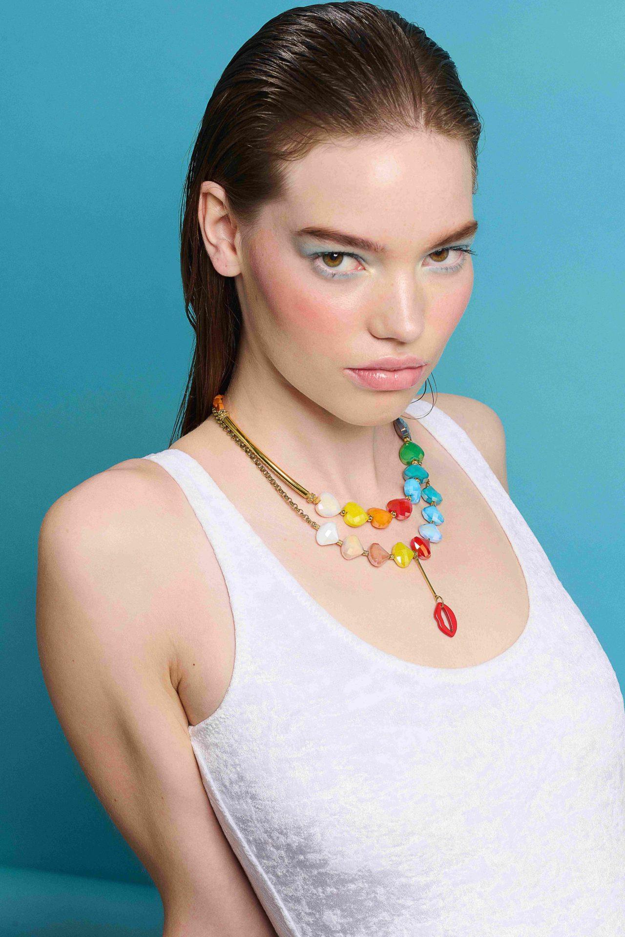 TEAL NECKLACE - Image 2