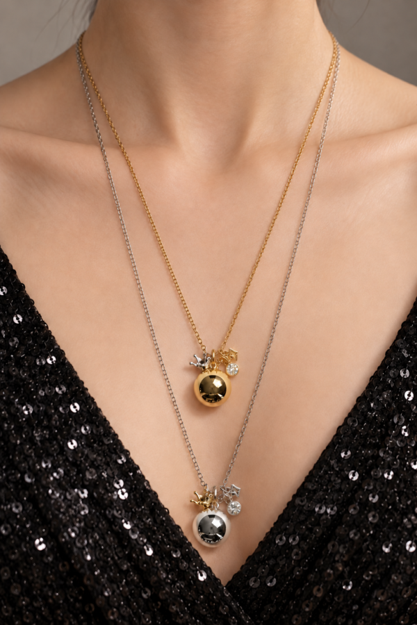 SILVER BELL NECKLACE κολιέ D.par