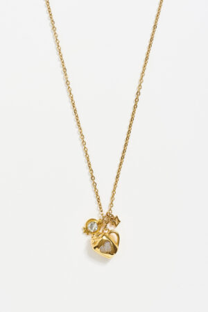 GOLD GLOW NECKLACE κολιέ D.par