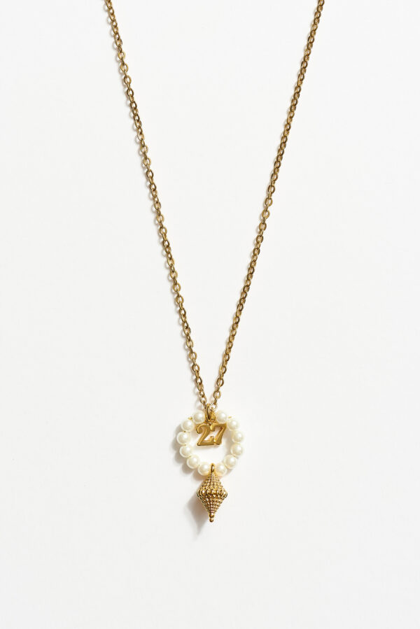 PEARL SNOW NECKLACE κολιέ D.par